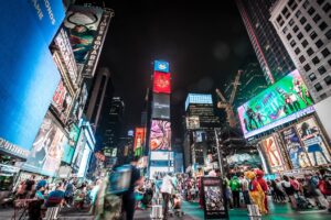 Times Square At Night Holiday Inn Chelsea 1726x1152